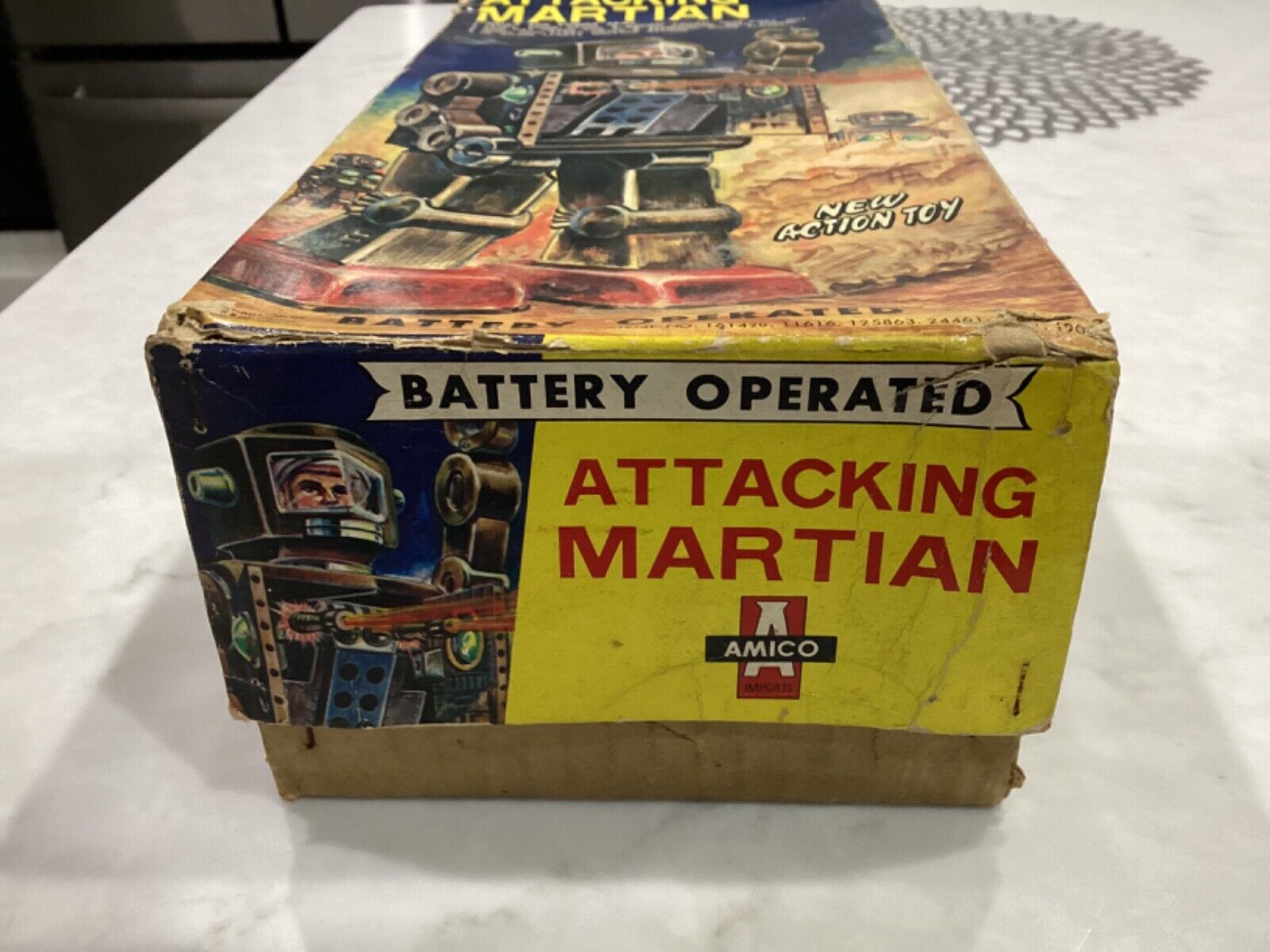60’s Original Attacking Martian Robot Box Only