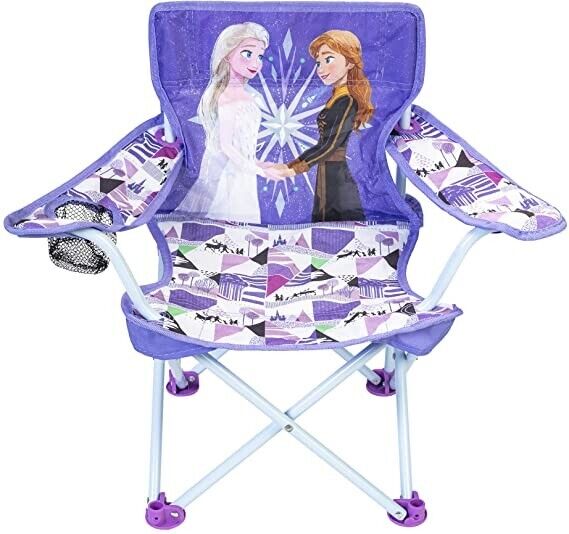 Disney Frozen Fold N Go Chair Beach Pool Camping Chair Indoor Outdoor Chair New