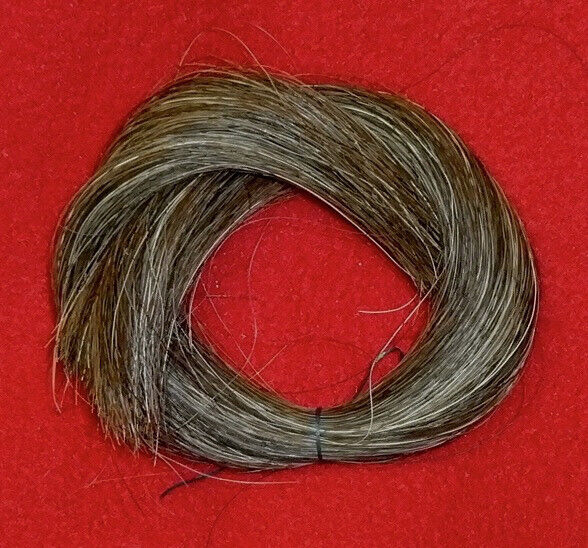 1 Oz.  24" Brown Horse Hair, Real Horsehair