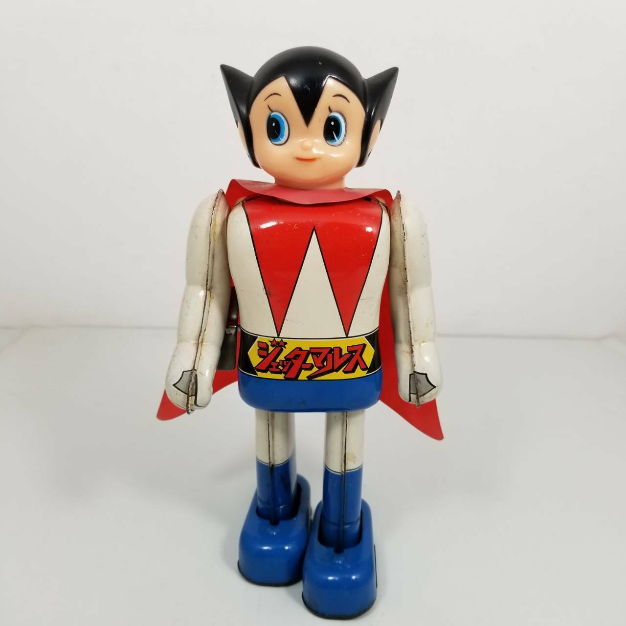1970 Poppy Jetter Mars Battle Spring Robot Tin Toy Astro Boy