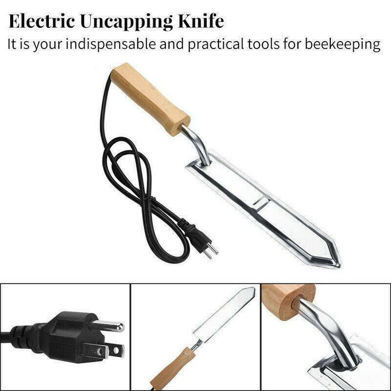 Electric Beekeeping Knife Uncapping Decapping Bee Scraping Honey Equipment 110v