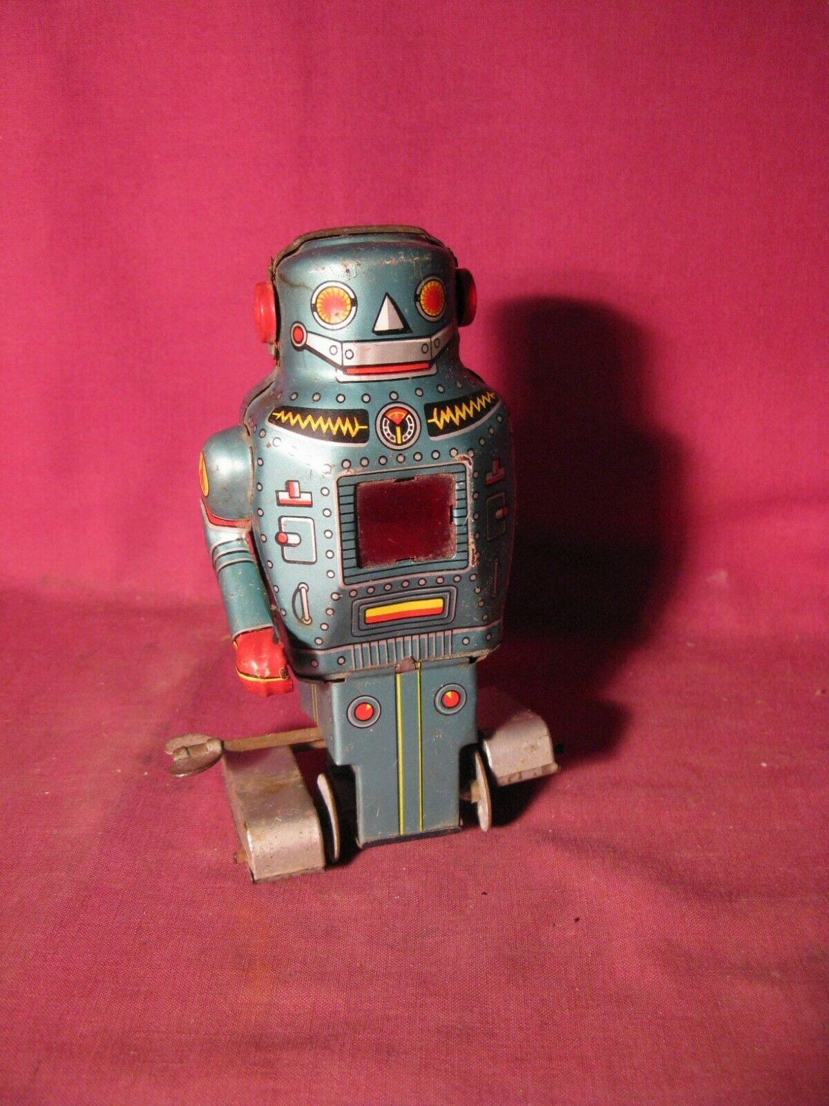 1950's Mechanical Mighty Robot W Spark (as Is)