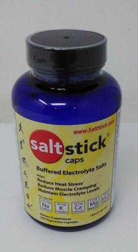 Salt Stick Caps Buffered Electrolyte Salts 100 Vegatarian Capsules