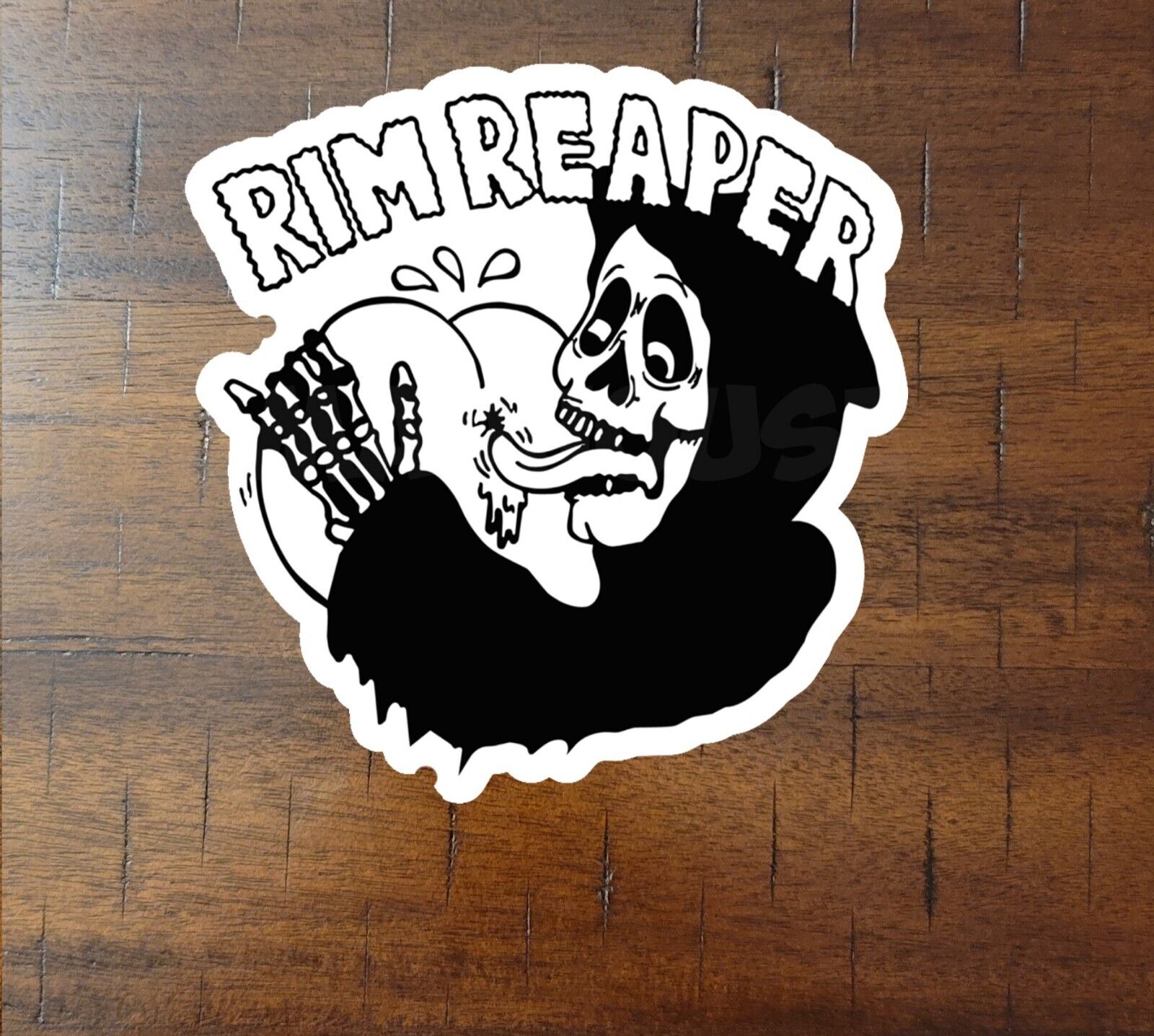 The Rim Reaper X Grim Reaper Waterproof Sticker