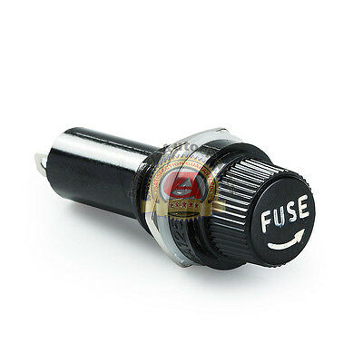 Fuse Holder Panel Mount For Us (agc) Fuses 1/4" * 1.25" 15a 125vac Agc 3ag Mdl