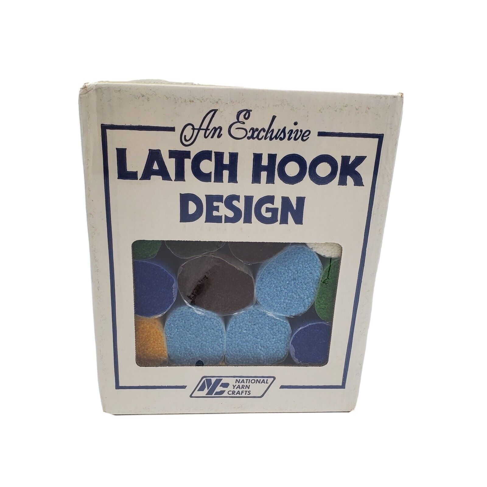 Vintage National Yarn Crafts Latch Hook Kit Deer Stag Sealed Home Decor