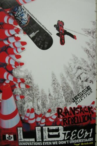 Lib Tech Snowboard 2015 Jesse Burtner Ransack Promotional Poster Flawless