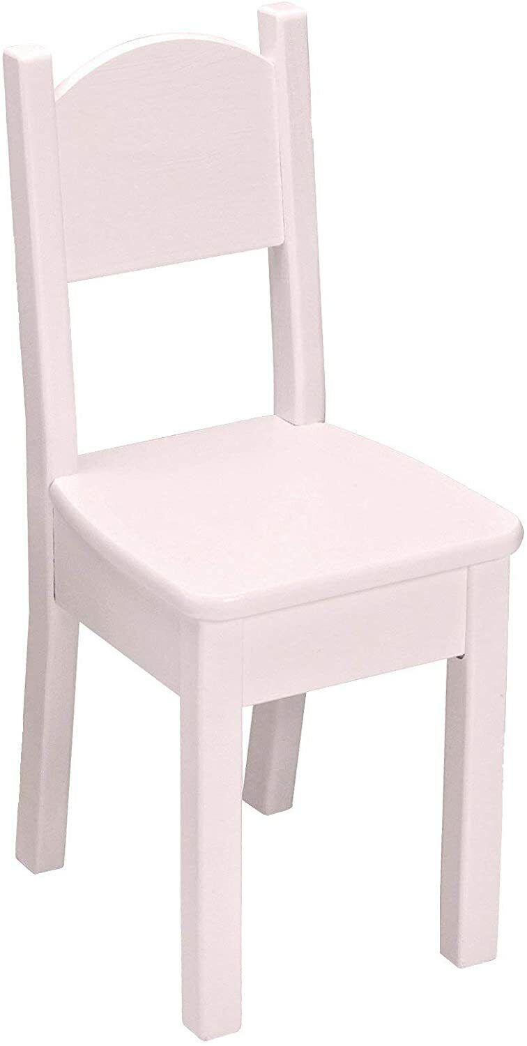 Open Back Chair Soft Pink By Little Colorado