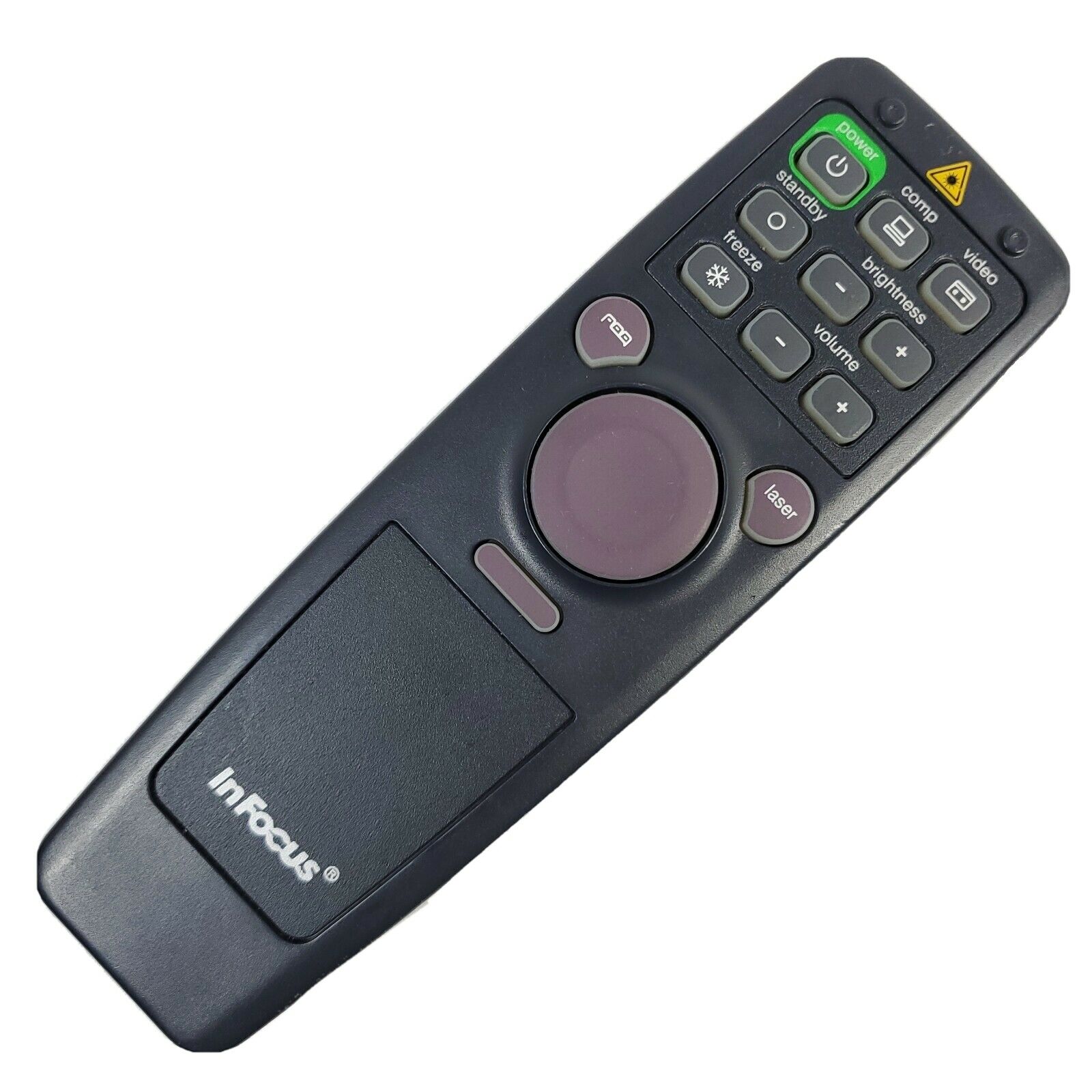 Infocus Irc-tc Lcd Projector Remote Control With Laser Pointer Tested - Works