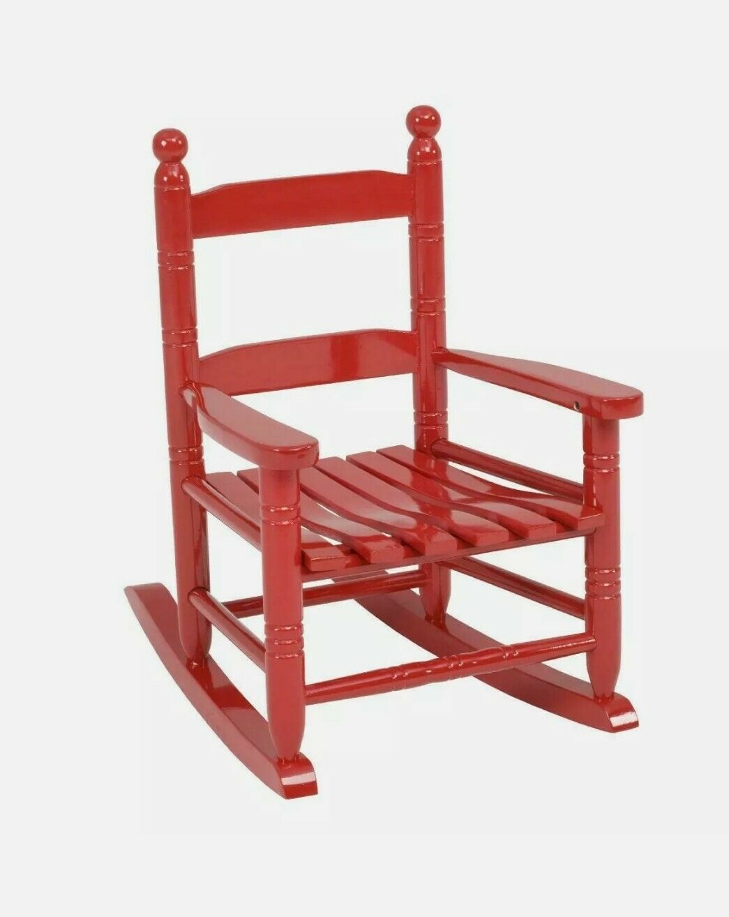 Red Child's Porch Rocker Kids Rocking Chair Kn-10r Jack Post Corp 22.5" Holiday