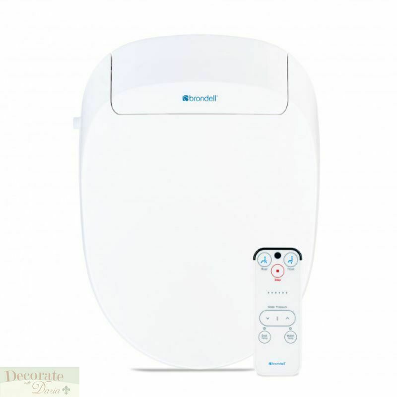 Brondell 300 Bidet Toilet Seat Elongated Swash Remote Heated Water/seat Wash New